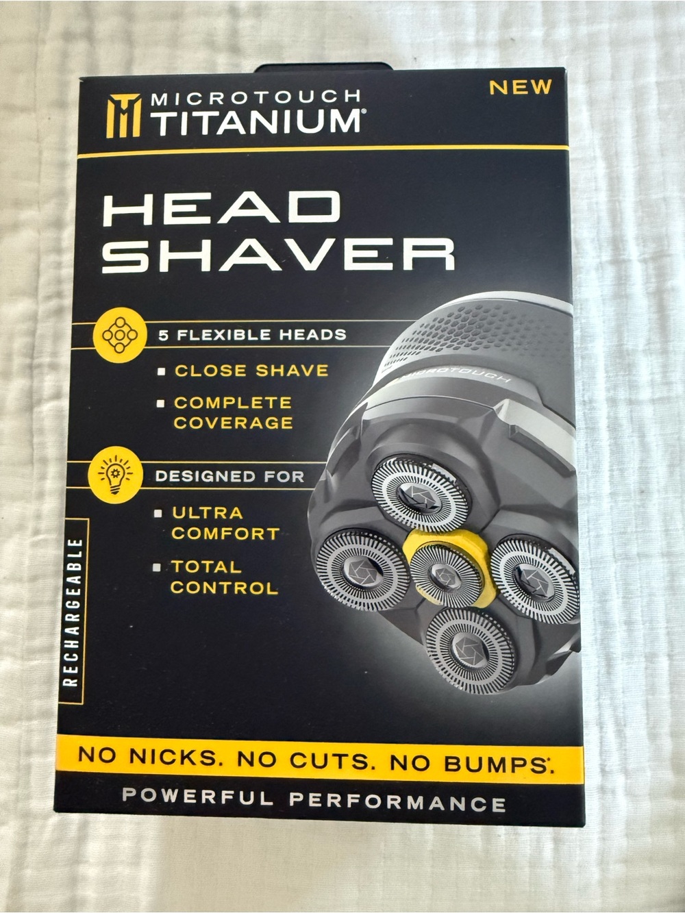 NIB Sealed MicroTouch Titanium Head Shaver